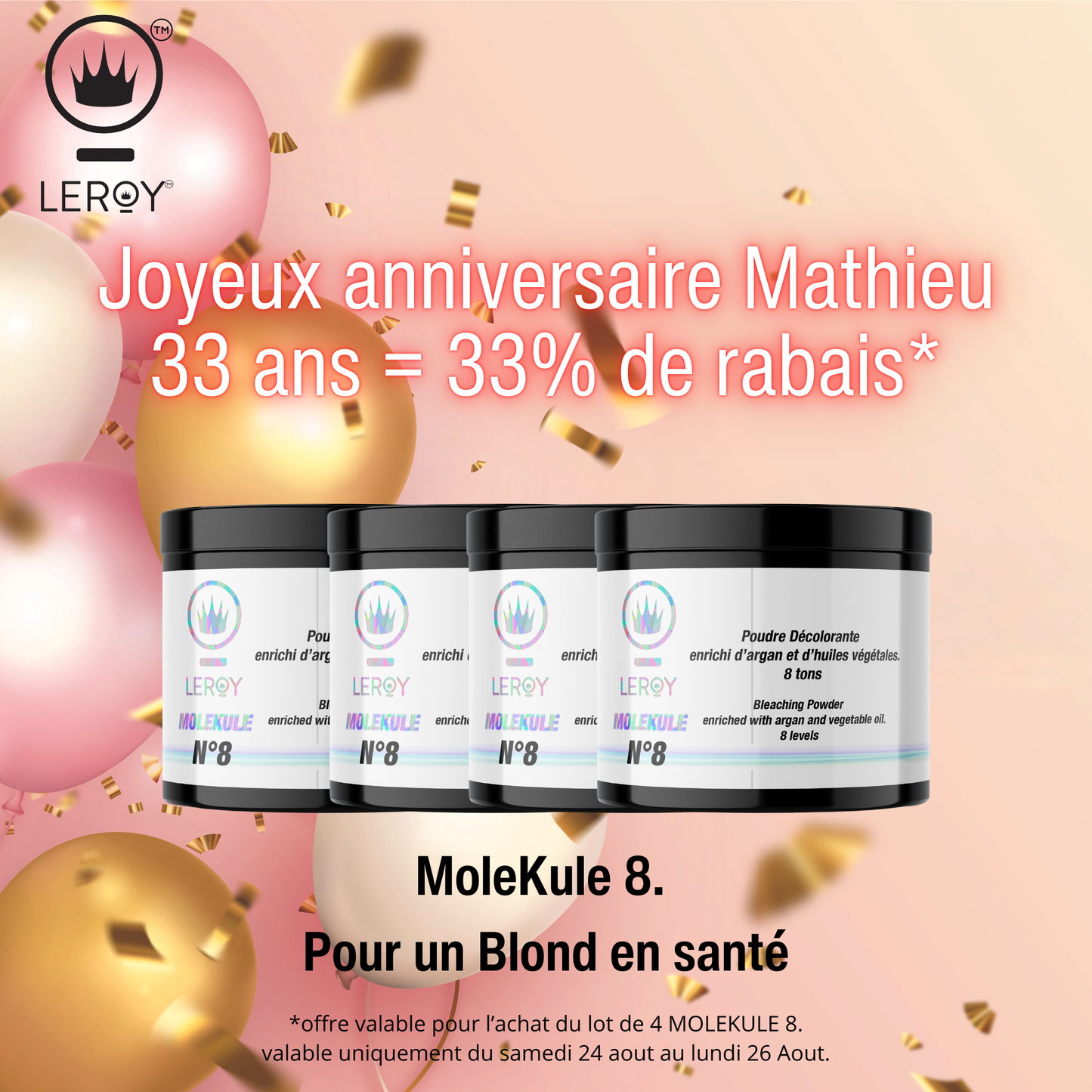 Décolorant MOLEKULE 8